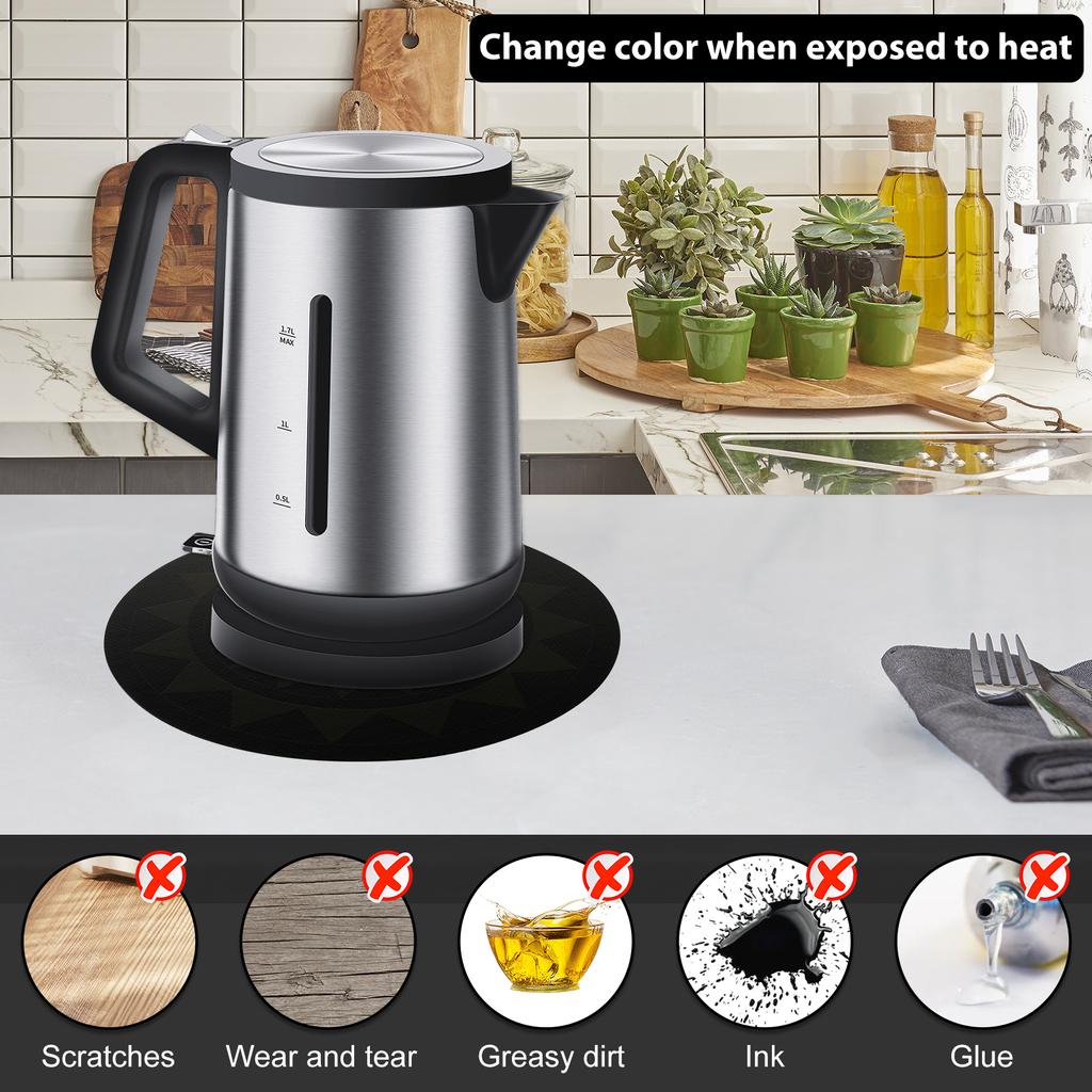 2/4Pcs Induction Hob Protector Mat Induction Cooker Gasket Induction Cooktop Protector Table Placemat Pot Mat Kitchen Accessorie