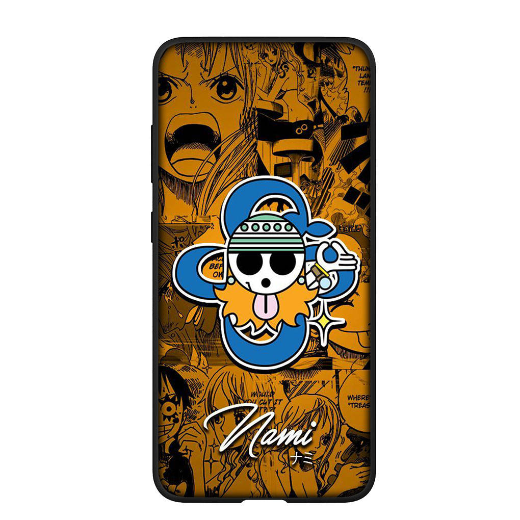 Чехол для телефона Samsung Galaxy S25 S24 S23 iPhone 16 15 Xiaomi Redmi Note 14 13 12 16E 11 Pro Max XR OPPO Moto Huawei Nami Poster Luffy One Piece Cover