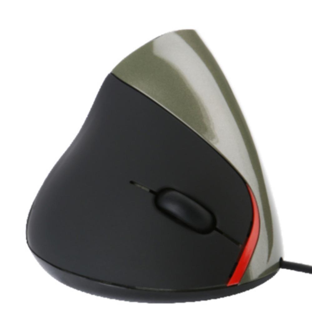 1600DPI Vertical Mouse Wrist Rest Photoelectric USB Wired Mouse Vertical Shape Ergonomic Design Computer Mice Office Use