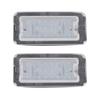 LED License Plate Lights 2Pcs Auto Accessories Car License Number Plate Lights For Fiat 500 Abarth 500