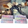 72 Colors Bobbin Thread Transparent High Quality with 2Pcs Plastic Box Sewing Machine Accessories72