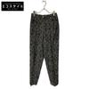 Black All-over Print Long Pants Bottoms M grayUsed