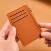 Ультратонкий кошелек для карт, Женский маленький и простой многокарточный кошелек на молнии для мелочи, Вместительный держатель для ID-карты, Картхолдер.