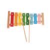 8 Keys Xylophone Toy Hand Knocking Glockenspiel Colorful Aluminum Plate Piano With Wooden Mallets Kids Musical Instrument Gift