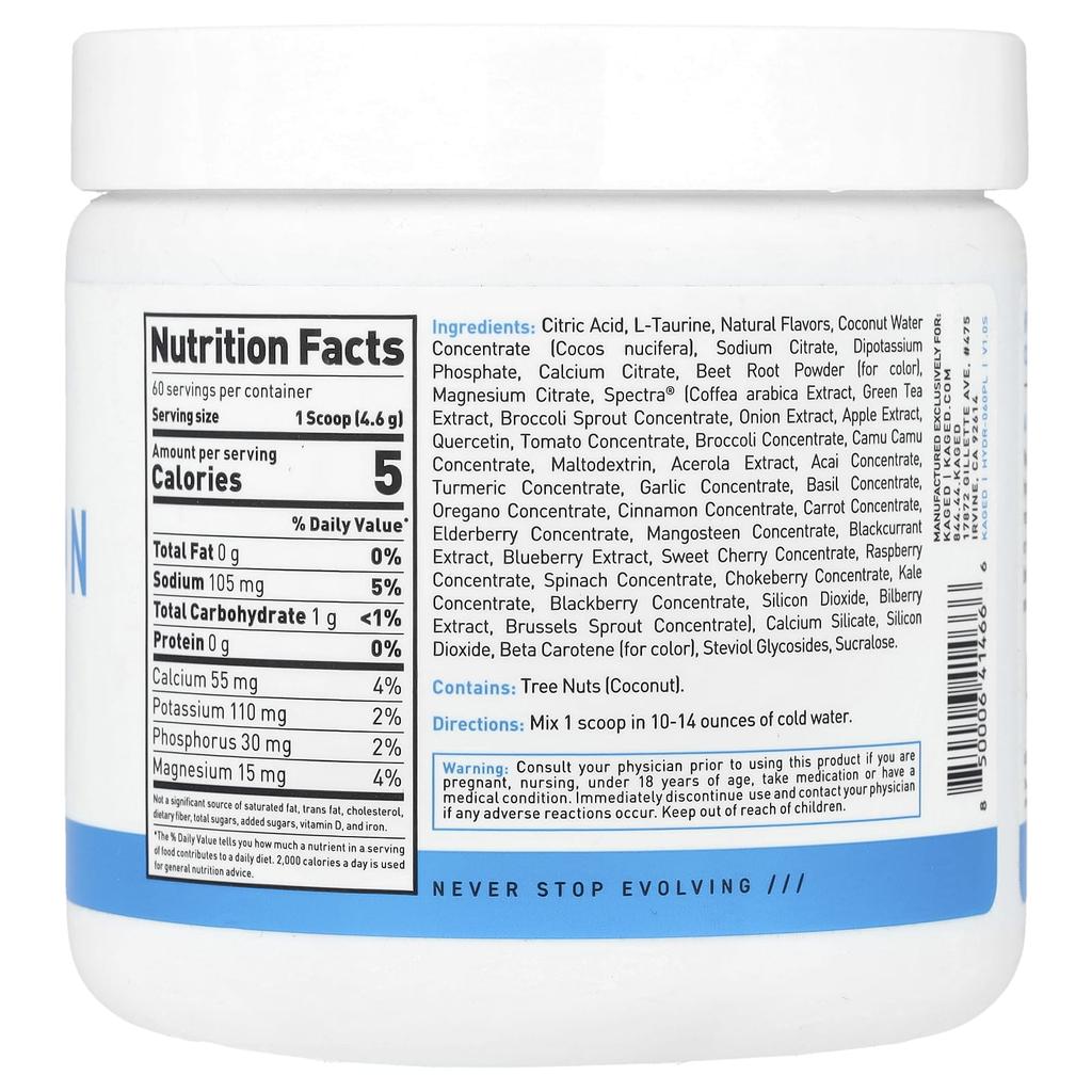 Hydration, Pink Lemonade, 276G(9.74Oz)