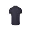 Moncler Однотонная футболка-поло с логотипом, короткий рукав, мужская одежда, синяя 8A7340084556773