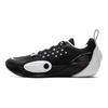 Li Ning All City 13 Амортизирующие износостойкие нескользящие низкие мужские баскетбольные кроссовки Черно-белые ABAV001-3