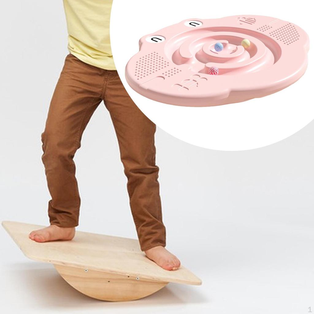 Балансировочная доска для детей Сенсорная Открытая Качалка с мячом 3 4 5 6 7 8 лет Парк