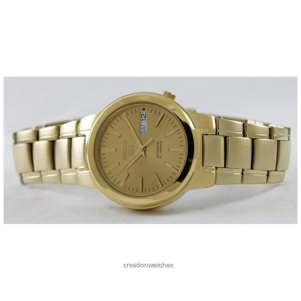 Seiko 5 автоматических мужских часов с 21 камнем SNKA10K1