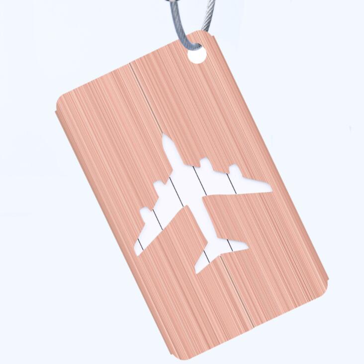 Aluminium Alloy Luggage Tags Baggage Name Tags Suitcase Address Label Holder Travel Accessories Dropshipping