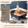 Midea 6L Multi-function Electric Hot Pot & Stir-Fry Cooker CN plug (adapter included)