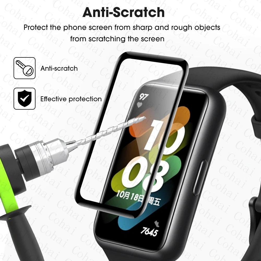 Мягкое стекло для Huawei Watch Fit 2 Smartwatch Защитная пленка для экрана Защитная пленка для Huawei Bnad 8 6 7 Pro Honor Band 6 Чехол-ремешок