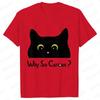 Funny Black Cat Men T-shirt Summer Harajuku Fashion Male Breathable Aesthetic Oversized Clothing Ulzzang Tees Graphic Y2k Tops