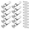 10Pcs Spring Loaded Toggle Latches Catches Clamp Clip Drawer Hasp Clasp Duckbill Buckles for Tool Box, Trunk, Case, Chest