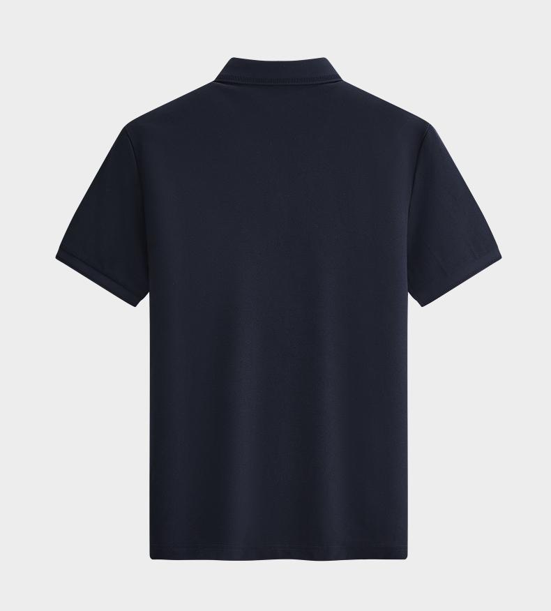 Classic Collar Design: Seven Wolves Men's Cool Embroidered Short Sleeve Polo