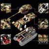 Военный Тяжелый Танк Королевский Тигр 2 Строительные Блоки MOC Армейская Бронетехника DIY Сборка Кирпичики Образовательная Игрушка Подарок для Взрослых 1780шт