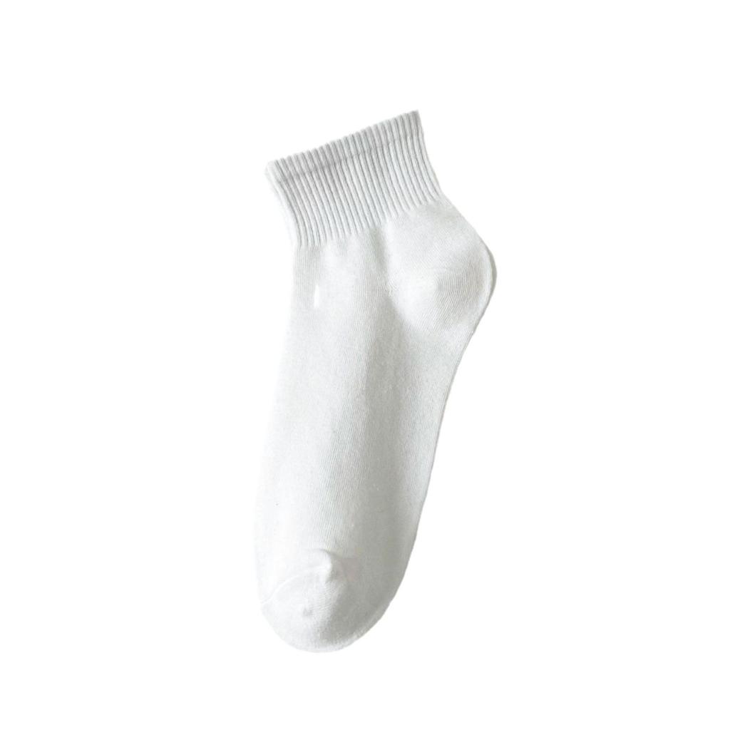 Женские спортивные носки Morandi Color Cotton Mid-Tube: Модный однотонный цвет для студентов и любителей активного отдыха.