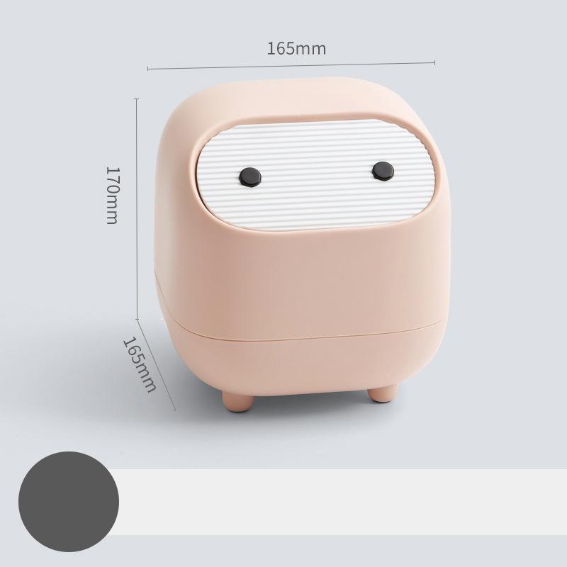 Креативное маленькое офисное мини-мусорное ведро для рабочего стола ниндзя, милая мини-коробка для хранения