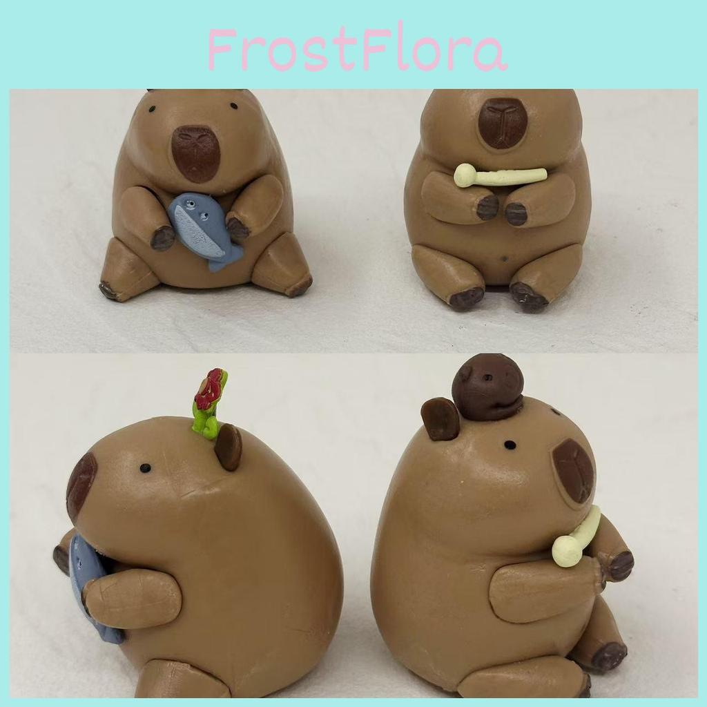 Zero Assembly Pvc Capybara Figure For Desk Decoration And Collectors Display