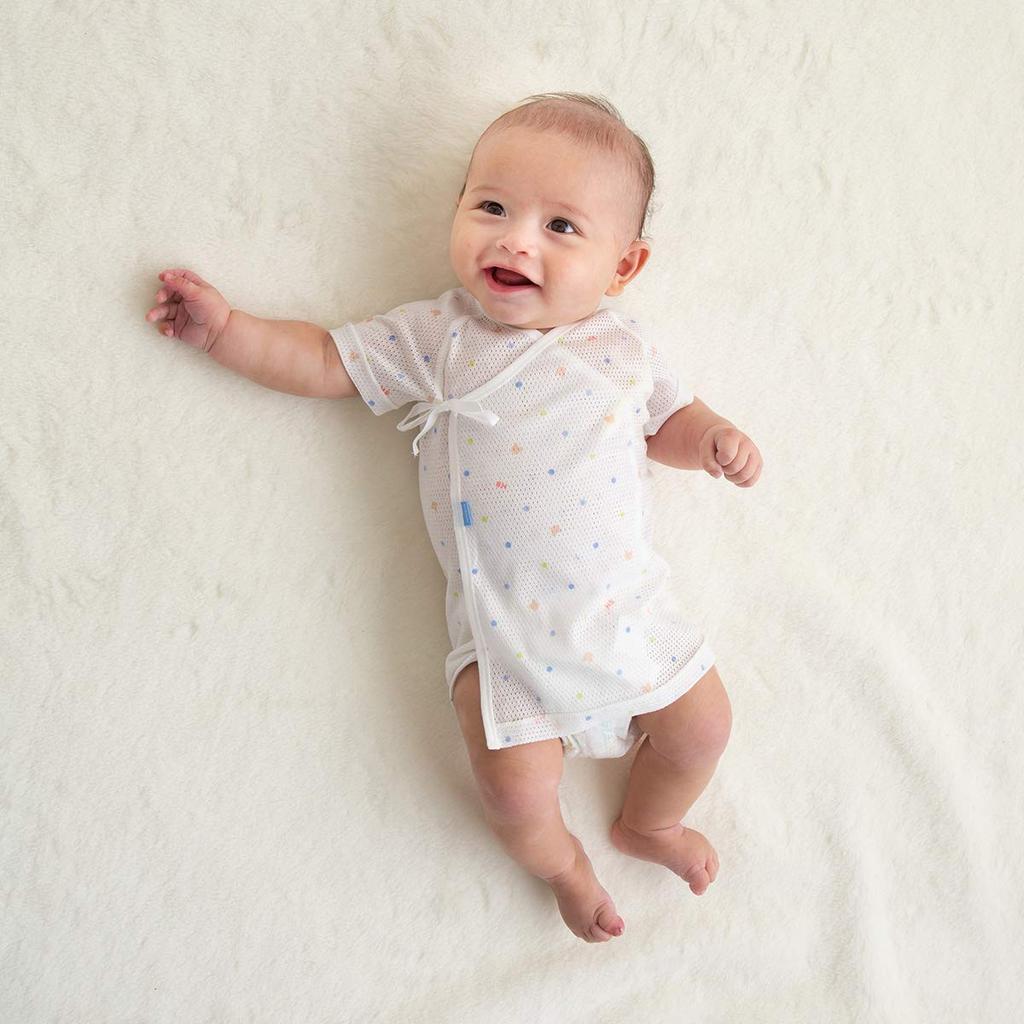 Miki House Hot Biscuits Майка без рукавов для малышей и футболка, Одежда, Для девочек, 60см, Белый, 70-2111-824