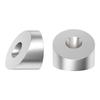 Нержавеющая сталь Кабельное ограждение Концы ступеней 1/4" 3/8" Внутренний диаметр Угол 30 градусов Палуба Кабельное ограждение Шайбы Серебристый