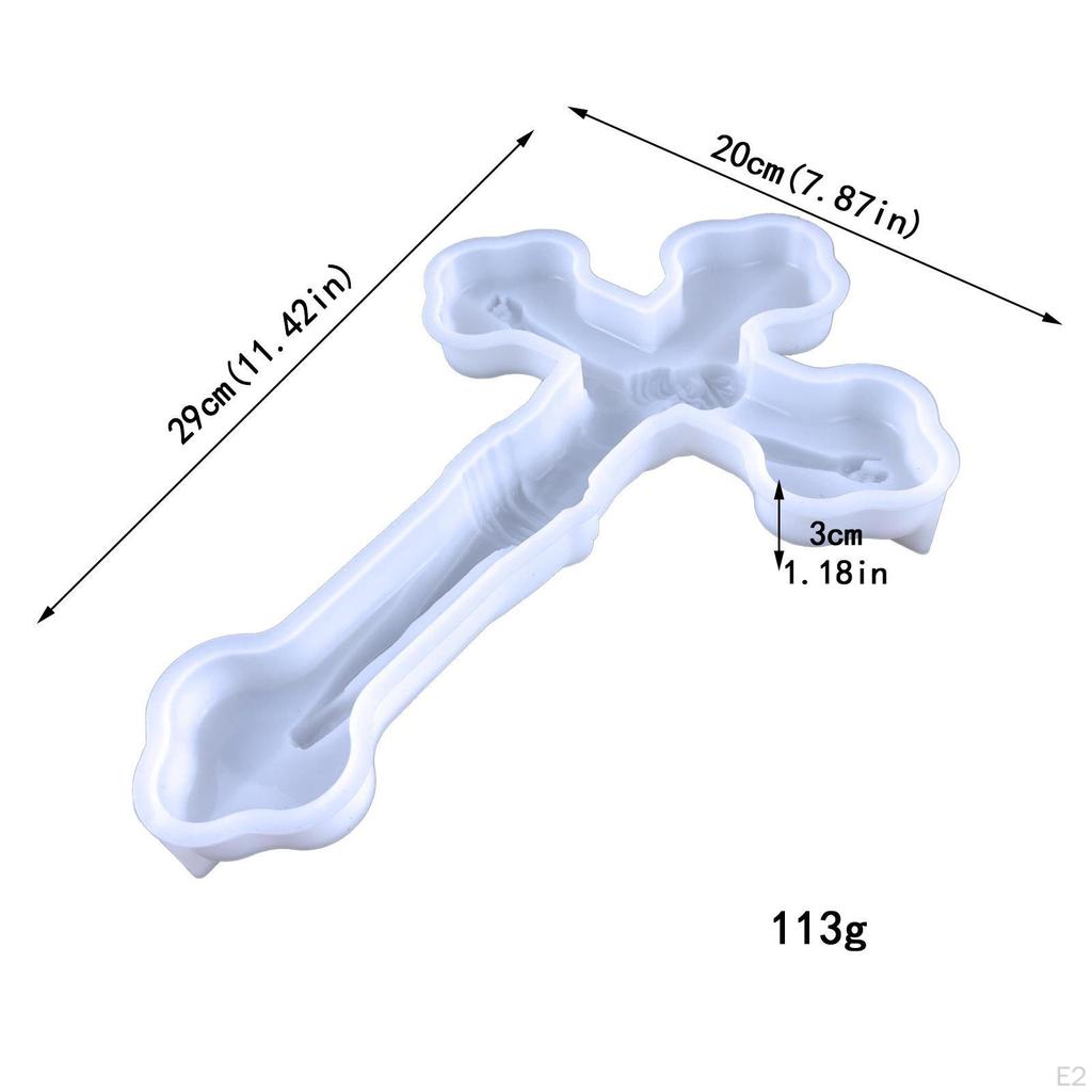Крестовые смоляные формы, литейные формы, многоразовые подвесные силиконовые рождественские подарки