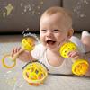 3pcs Baby Rattle Toy Baby Toy Rattle Grasping Rotating Set Sensory Education Teether Rattle Toy Newborn Gift for Boys and Girls