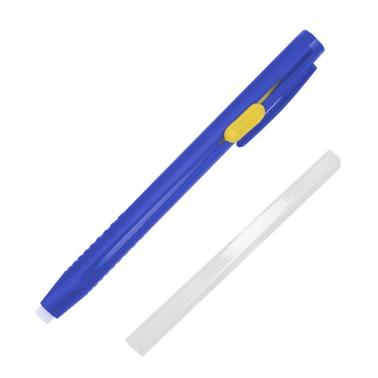 Fabric Chalk Marker Heat Erasable Sewing Chalk Pen Fabric Marking Pen with Chalk Refills for Quilting Embroidery DIY Sewing Tools