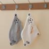 Cartoon Polar Bear Quick-Dry Hand Towel for Kids - Cute & Absorbent
