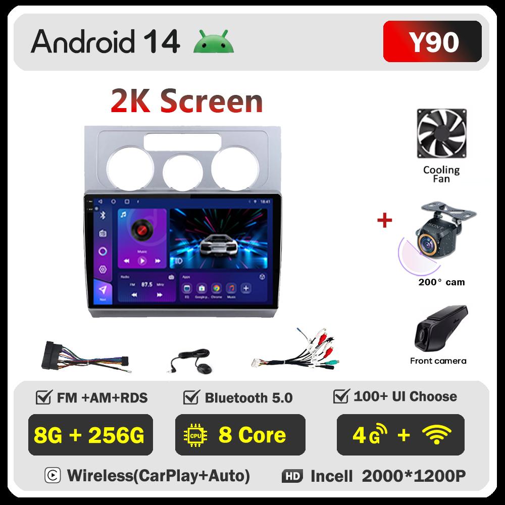 Для Volkswagen Touran 1 2003-2010 Автомобильный Android Радио Стерео Головное Устройство GPS Навигация Сенсорный Экран Mirror Link Интеллектуальная Система