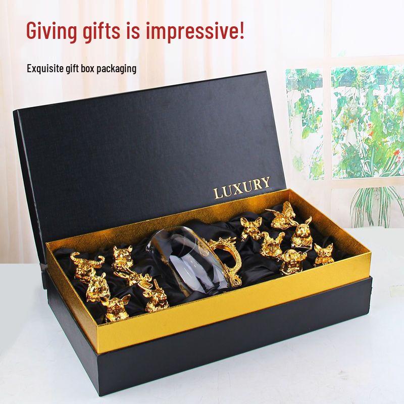 Chinese Zodiac Baijiu Glassware Set