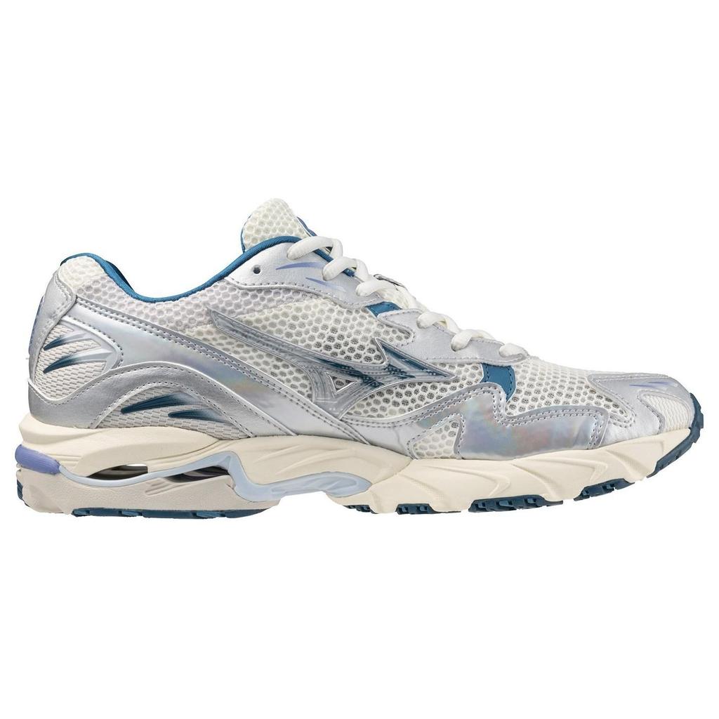 Mizuno Кроссовки унисекс Wave Rider 10 Arctic Ice Snow White Серебристые D1GA243101