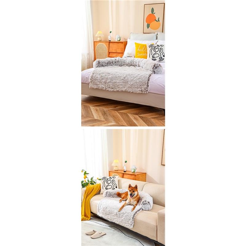 Съемная и моющаяся кровать для собак, удобный коврик для сна зимой