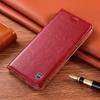 Samsung A23/A24/A30/A31 Genuine Leather Flip Case - Crazy Horse Protective Cover.