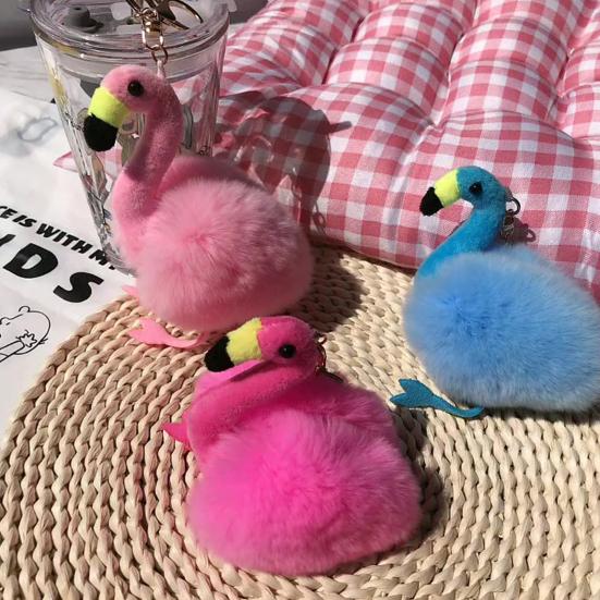 Плюшевый брелок с изображением птицы, розовый/синий, кукла-птица, плюшевый подвесной орнамент, мягкая милая плюшевая кукла-животное
