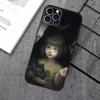 Чехол для телефона F-FranS B-BowS для iPhone 16,15,14,13,12,11,XS,XR,X,8,7,Pro,Max,Plus,mini Силиконовый Черный Чехол