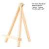 Настольный мини-мольберт с холстом Деревянная подставка для дисплея Портативный набор мольберта для рисования Маленький держатель для холста для детей и взрослых
