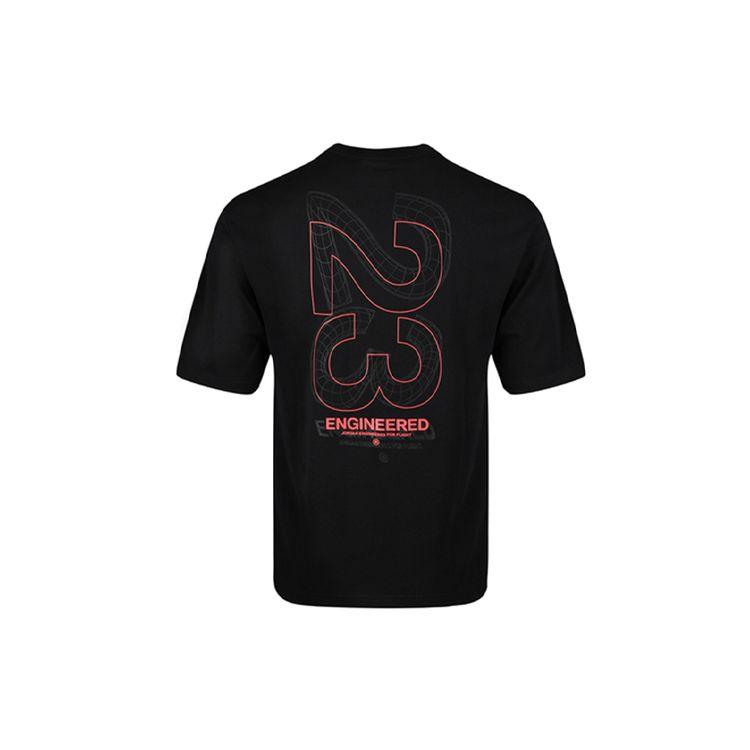 Jordan 23 Engineered футболка с коротким рукавом с круглым вырезом, мужские топы, черные CN3104-010