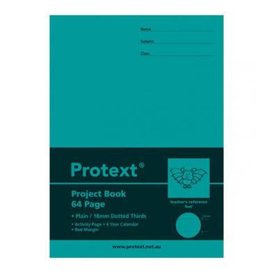 Protext Однотонная и в точку Проектная тетрадь 18 мм (64 страницы)