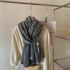 Autumn and Winter Cotton and Linen Scarf Women's Artistic Retro Shawl Casual and Elegant Scarf