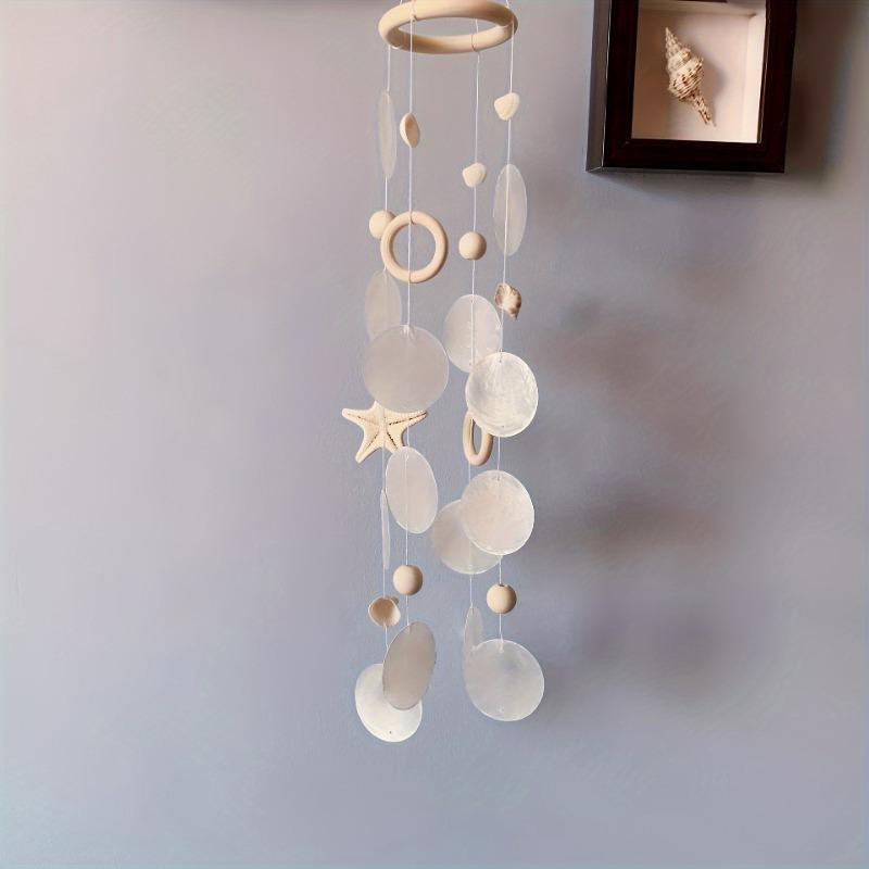 1 набор богемных прибрежных колокольчиков с ракушками и морскими звездами привнесет пляжную атмосферу в вашу гостиную, на крыльцо