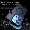 For POCO C85 Wireless Charging Magnetic Acrylic Matte Case For Redmi 15C 4G 5G Shockproof Transparent Cover Hard Bumper