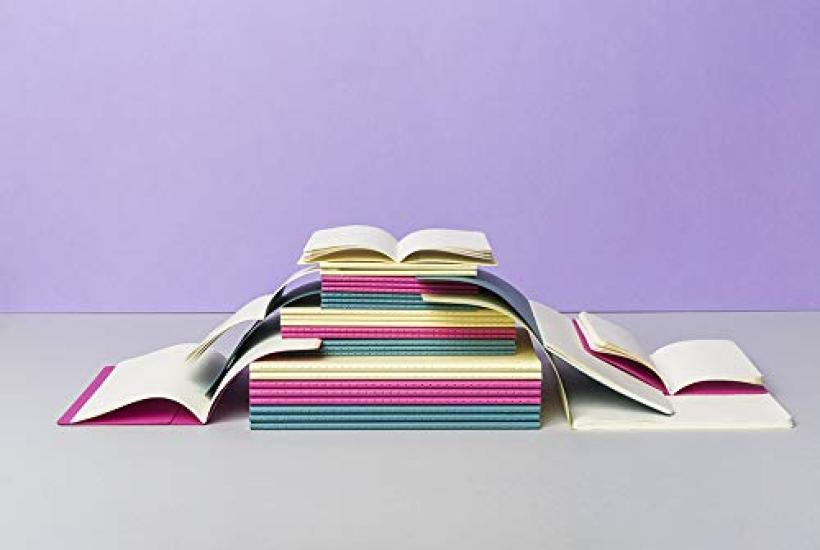 Moleskine Notebook Cahier Journal Set of Large Kinetic Pink CH018D17 3, Plain, Size,