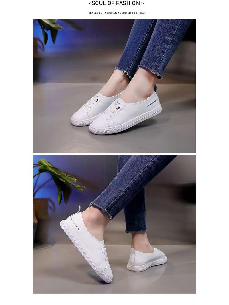 Летние женские универсальные белые слипоны 2025 года - Тонкие, неглубокие, стильные и удобные.