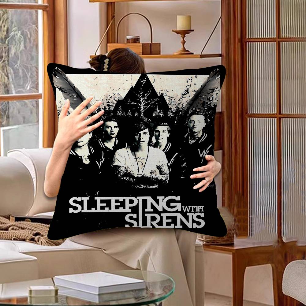 Полоса S-Sleeping With Sirens Классическая Наволочка 'Счастливый Дракон' Чехол для Подушки Дивана Украшение Комнаты Дома Детский Подарок