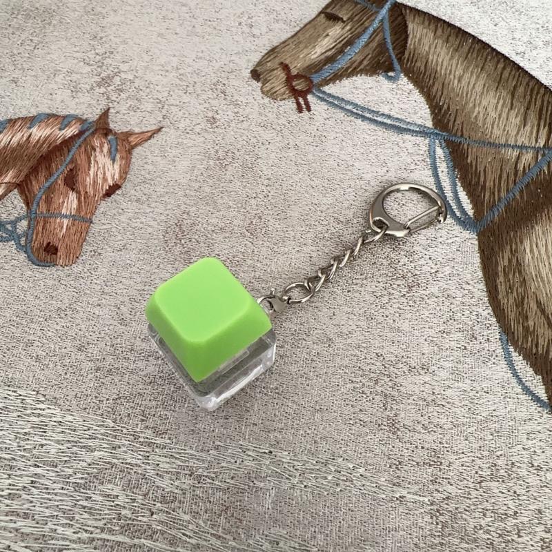 Светодиодная клавиатура брелок игрушка снятие стресса сделай сам кнопка палец колпачки для клавиатуры игрушка маленькие подарки маленькие гаджеты брелки