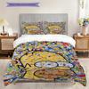 Lisa Simpson'S Fiery Adventure Bedding 1 Duvet Cover 2 Pillowcase Without Core Christmas Birthday Gift Soft And Comfortable