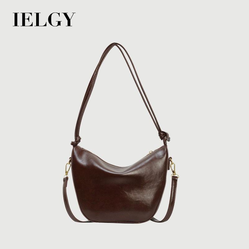 Ielgy Large-Capacity Casual High-End Sense One-Shoulder Messenger Bag La