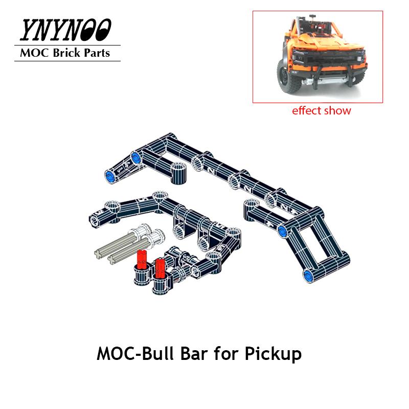 Подходит для пикапов F-150 Raptor 42126 Набор кирпичиков Автомобиль MOC Фаркоп Кран Платформа Крышка Модифицированные строительные блоки Сделай сам Игрушки Подарки