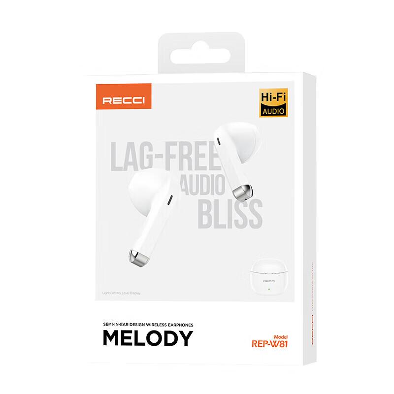 Recci REP-W81 Semi-In-Ear Wireless Bluetooth Earphones